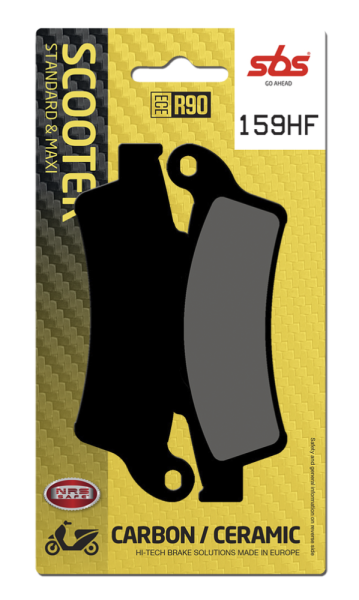 Hf Street Ceramic Organic Brake Pads, 2, nordicamoto.ro
