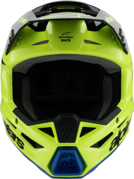 Casca Copii Alpinestars S-Mm3 Radium Black/Blue/Yellow-4