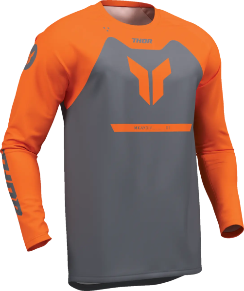 Ridemode Menace Jersey Gray, Orange -0a6065f8db7be6617133c53c9e09a42a.webp