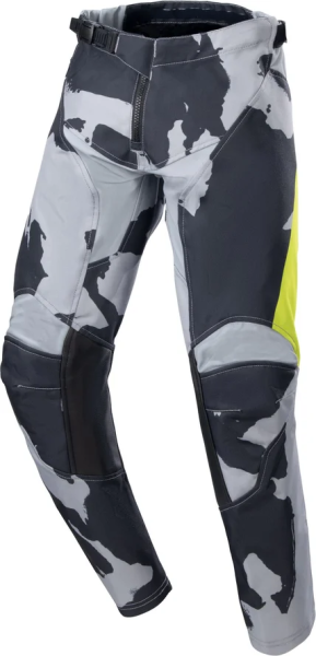 Pantaloni Copii Alpinestars Racer Tactical S23 Camo Grey/Yellow-2
