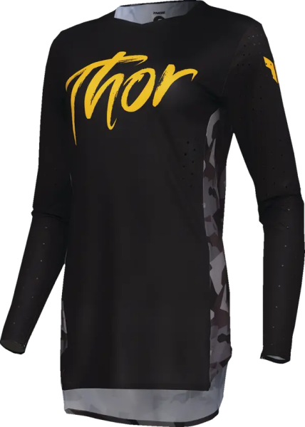 Tricou Enduro Dama Thor Sportmode Shadow Gray/Black-5