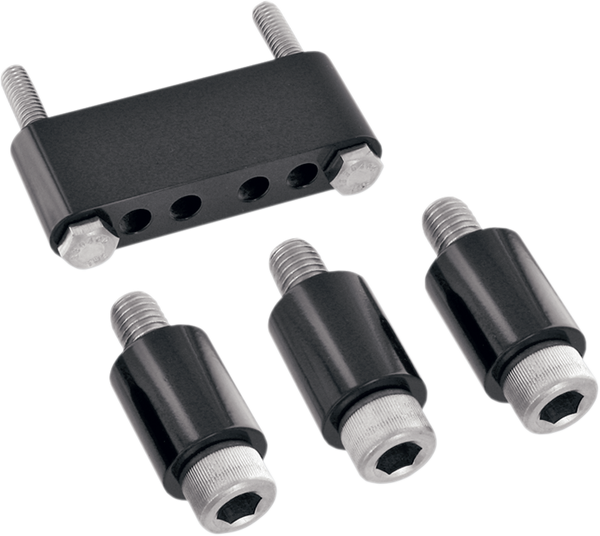 Driver Floorboard Extender Kit Black, 1, nordicamoto.ro
