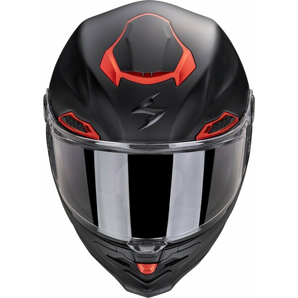 Casca integrala sport SCORPION EXO-RACE AIR SOLID S Negru mat perlat Alb S, 62, nordicamoto.ro