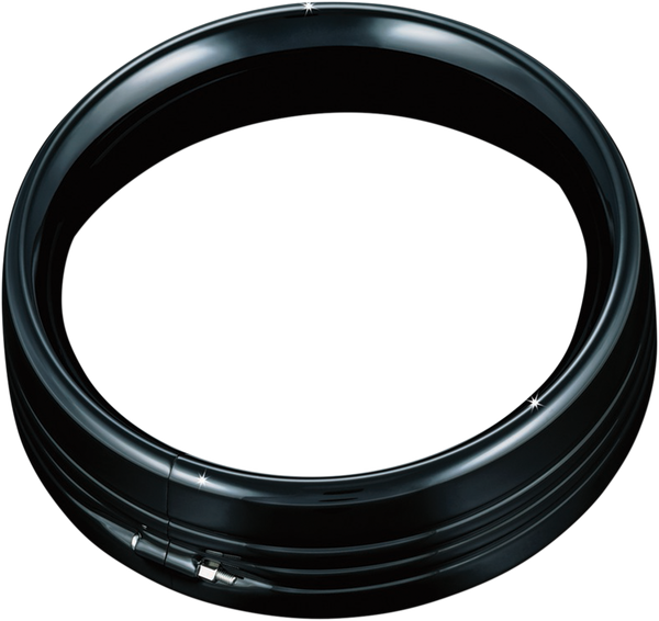 7(r) Headlight Trim Rings Black, 2, nordicamoto.ro