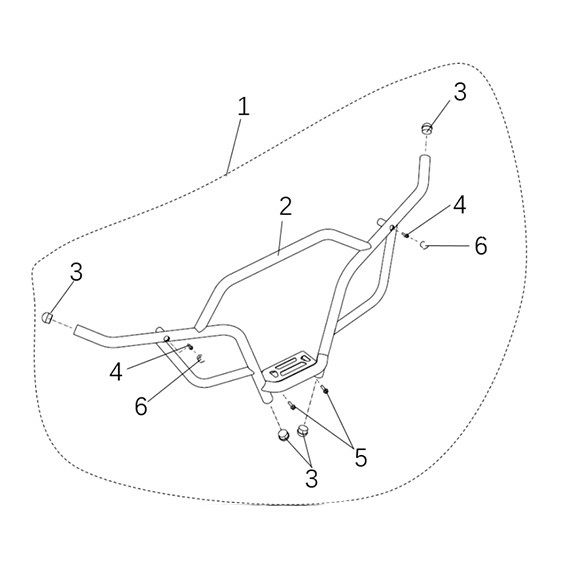 Bullbar fata UFORCE 1000 / XL-2