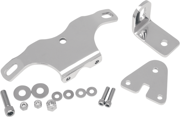 Heavy-duty Top Motor Mounts Chrome, 1, nordicamoto.ro