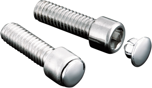 Custom Hot Spots End Plug Silver, 1, nordicamoto.ro