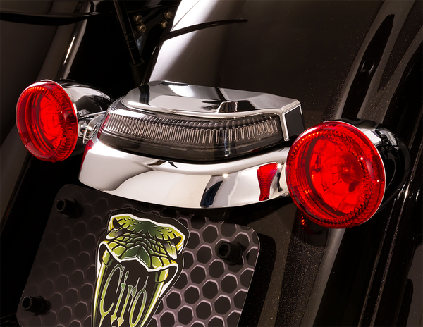 Crown Taillight With Lightstrike Technology Chrome, 2, nordicamoto.ro