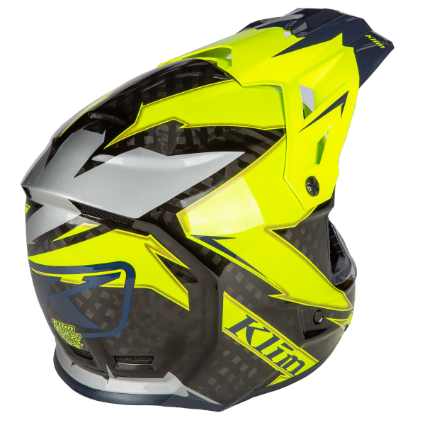 Casca Klim F3 Carbon Off-Road ECE LIGHTNING WHITE-22