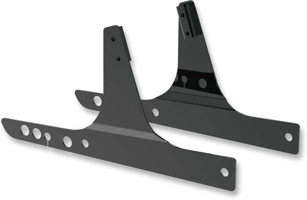 Sissy Bar Side Plates Black, 2, nordicamoto.ro