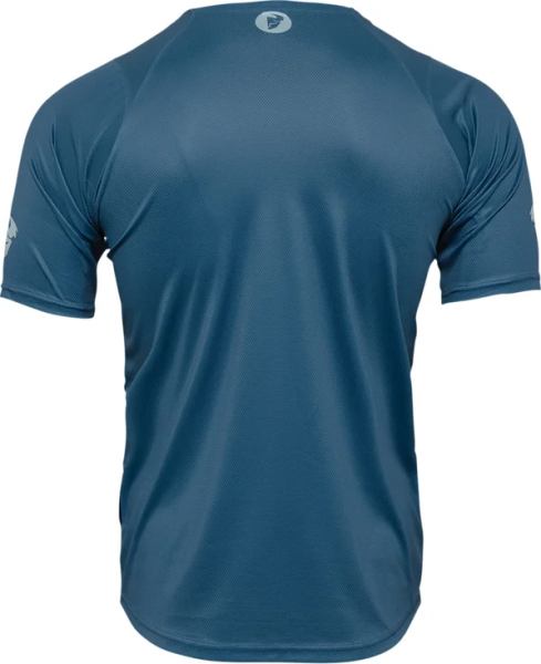 Tricou MTB Thor Assist Shiver Midnight Blue/Teal-0