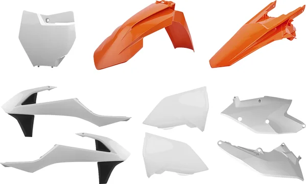 Kit caroserie pentru KTM alb, 1, nordicamoto.ro