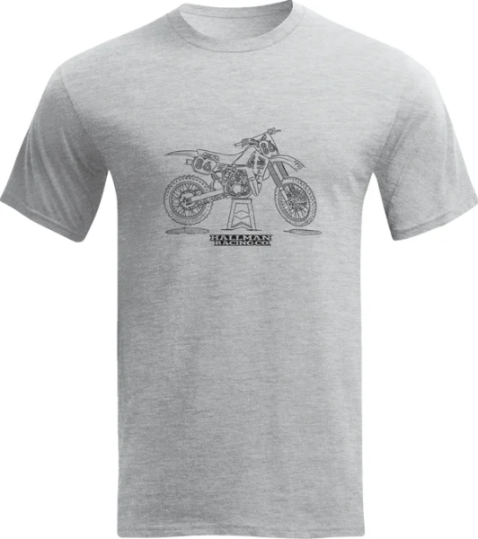 Tricou Thor Hallman 2 Smoker Gray XL, 1, nordicamoto.ro