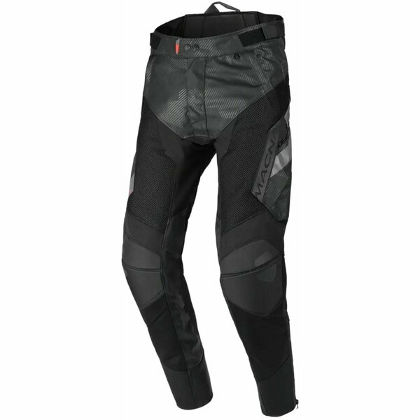 Pantaloni textil de vara MACNA QARGON TAPERED Negru SM, 4, nordicamoto.ro