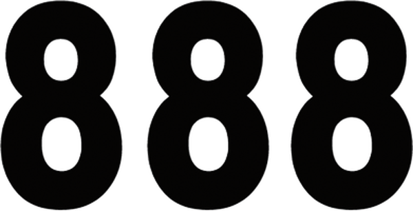 Pro Numbers Black, 3, nordicamoto.ro