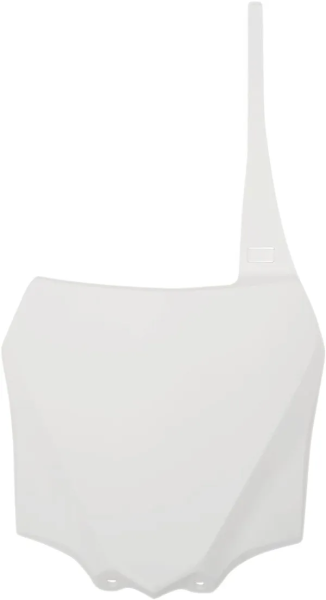 Replacement Front Number Plate White