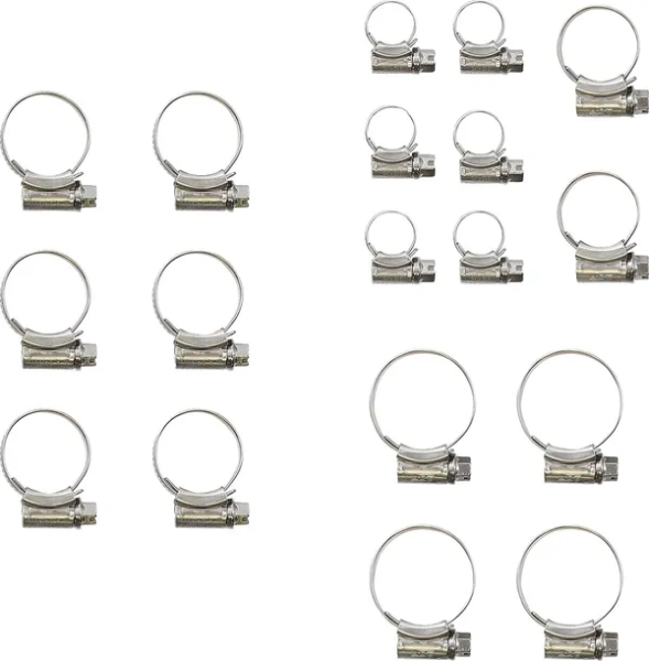 Radiator Clamp Kit Silver-0