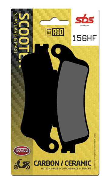 Hf Street Ceramic Organic Brake Pads, 2, nordicamoto.ro