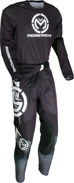 MOOSE RACING Sahara Jersey Black, White  2XL, 14, nordicamoto.ro
