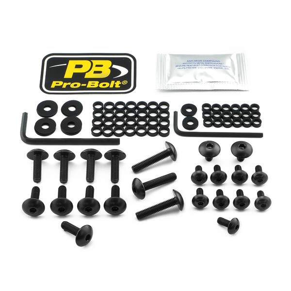 Fairing Bolt Kit For Yamaha Black, 1, nordicamoto.ro