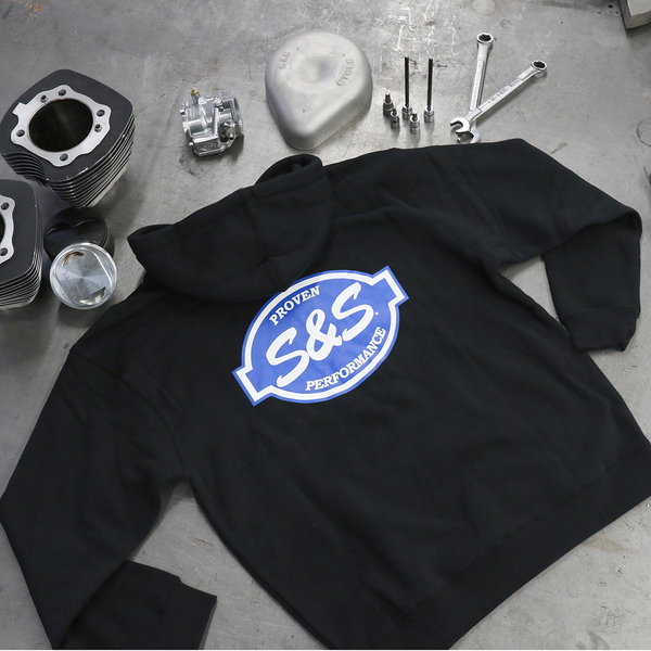 S&s® Hoody Black S, 1, nordicamoto.ro