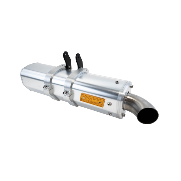 Apx Aluminium Slip-on Muffler Anodized Clear 