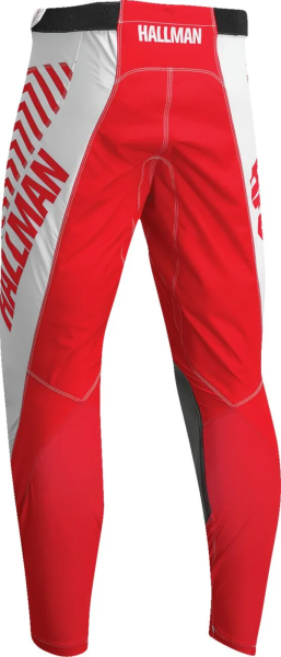 Pantaloni Thor Hallman Differ Slice Red/White-3