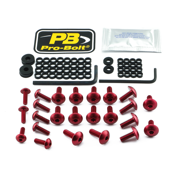 Fairing Bolt Kit For Honda Red, 1, nordicamoto.ro