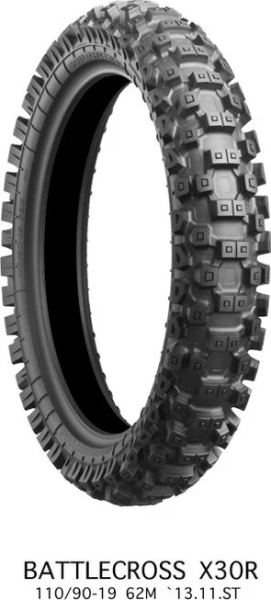 Tire Battlecross X30 Medium Rear 120/80 - 19 63m Tt Nhs, 1, nordicamoto.ro