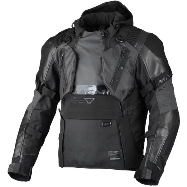 Geaca textil impermeabila touring/adventure MACNA TRYTON Night Eye™ XL Maro/Negru, 111, nordicamoto.ro