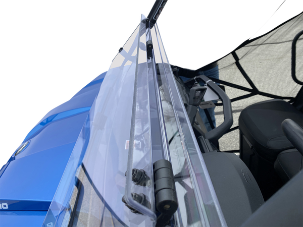 Deluxe Full Folding Windshield Clear -3
