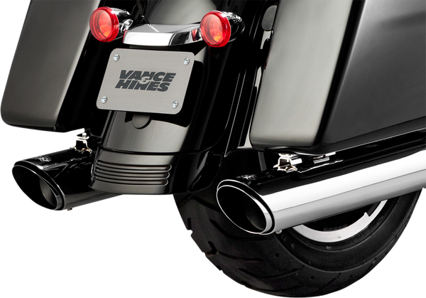 Twin Slash Slip-on Muffler Chrome, 1, nordicamoto.ro