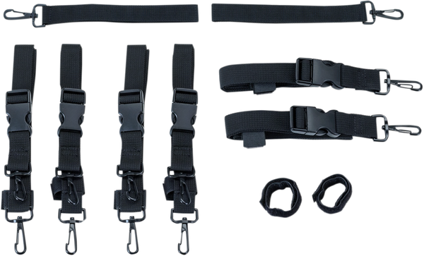 Luggage Straps Black, 1, nordicamoto.ro
