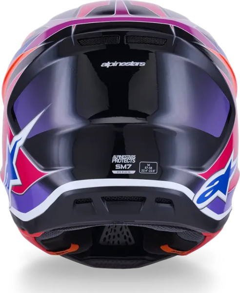 Cască Alpinestars SM7 Fuse Blue-5
