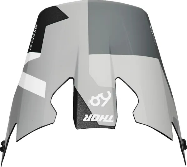 Vizor Casca Thor Reflex Sport Gray/White-0