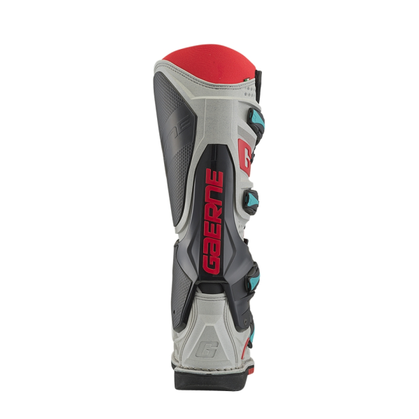 Cizme Motocross/Enduro Gaerne SG12 Gravel Grey/Red/Blue/Black, 3, nordicamoto.ro