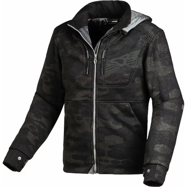 Hanorac cu protectii MACNA DISTRICT Negru S, 5, nordicamoto.ro