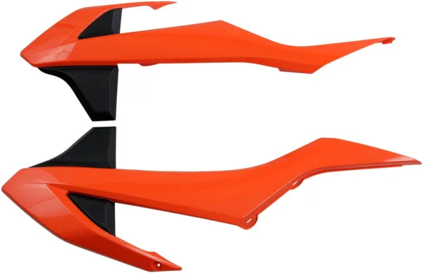 Radiator Covers For Ktm Black, Orange