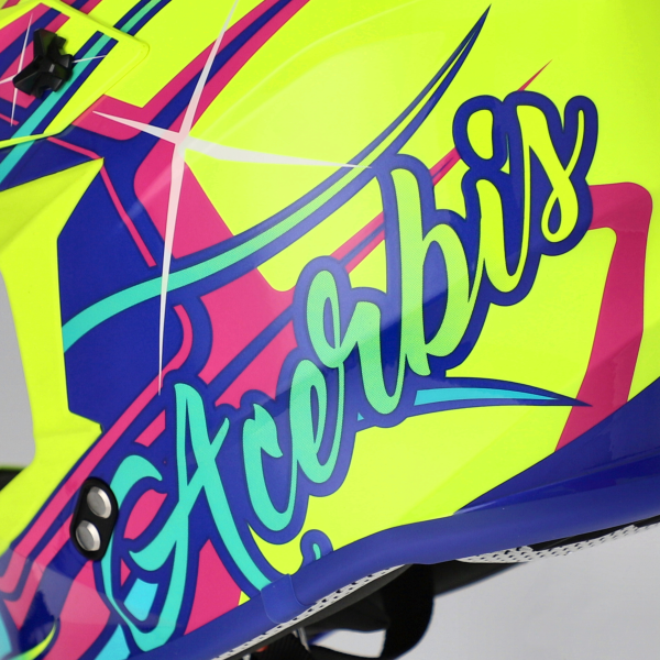 Casca Acerbis Linear 22-06 Galben/Mov XXL-1