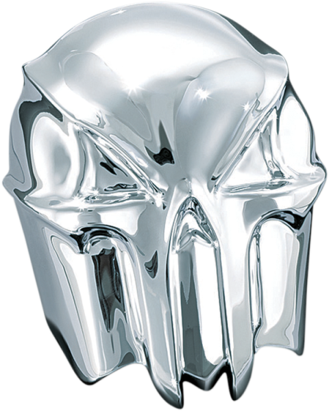 Skull Horn Cover Chrome, 1, nordicamoto.ro