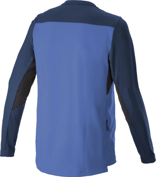Tricou MTB Alpinestars Drop 6 Mid-Blue/Black-0