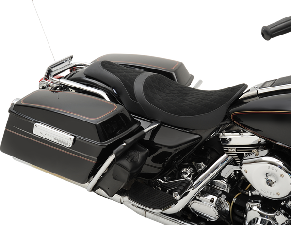Caballero 2-up Vinyl Seat Black, 1, nordicamoto.ro