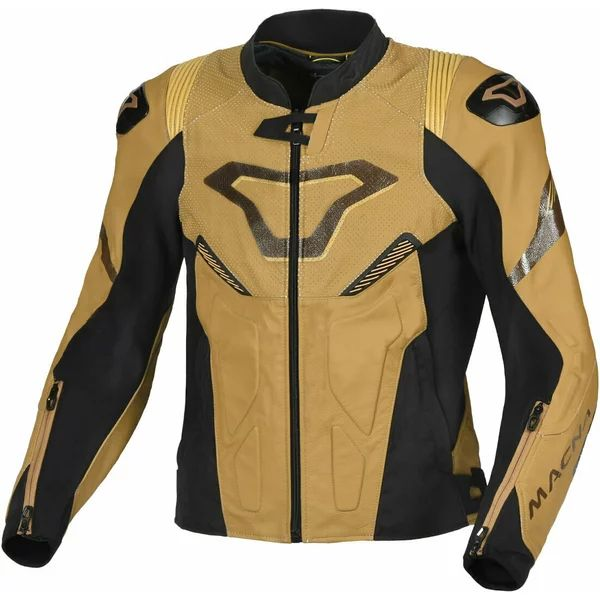Geaca de piele sport/touring MACNA POINTER 50 Alb/Rosu, 5, nordicamoto.ro