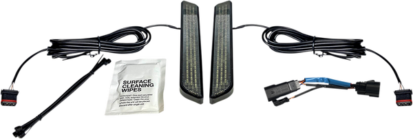 Led Front Fork Lightz Black, 1, nordicamoto.ro