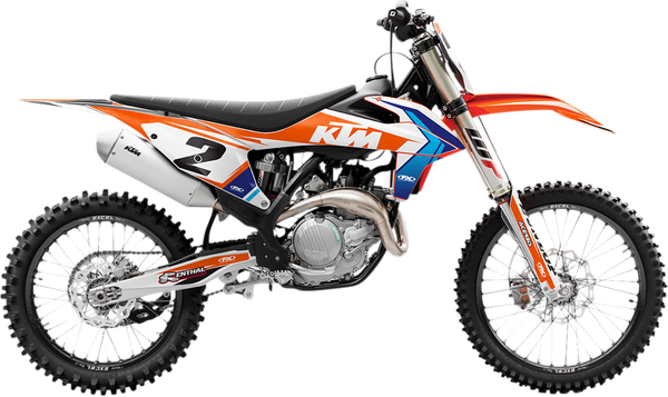Evo Graphics Kit Black, Blue, Orange, White, 1, nordicamoto.ro