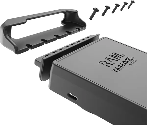 Tab-lock Spring Loaded Holder Black-3