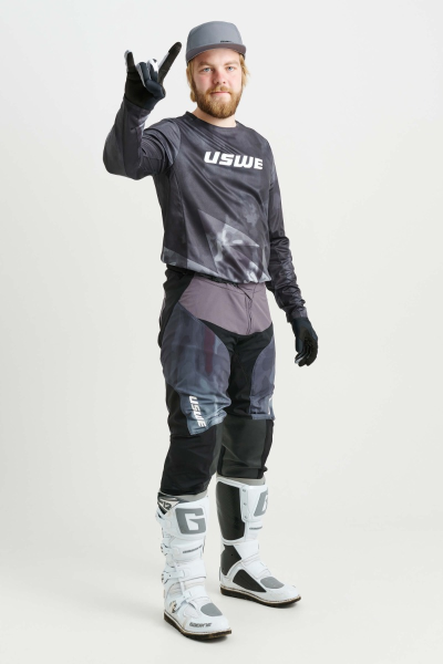Tricou USWE Rök Off-Road Black-2