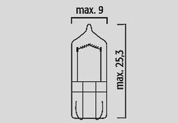 Filament Glass Wedge Bulbs Amber -0