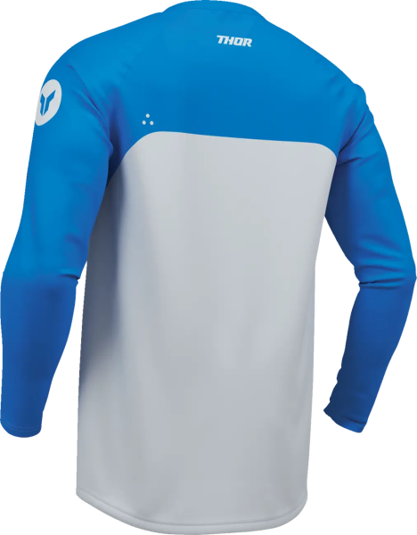 Youth Ridemode Menace Jersey White, Blue L, 5, nordicamoto.ro