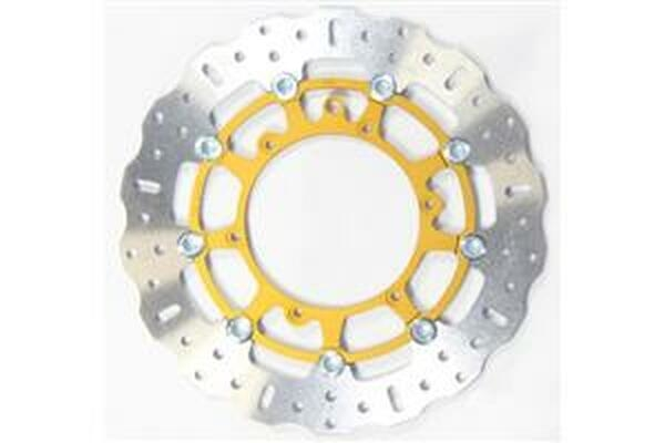 Supercross Contour Series Brake Rotors Gold, Silver, Stainless Steel, 1, nordicamoto.ro